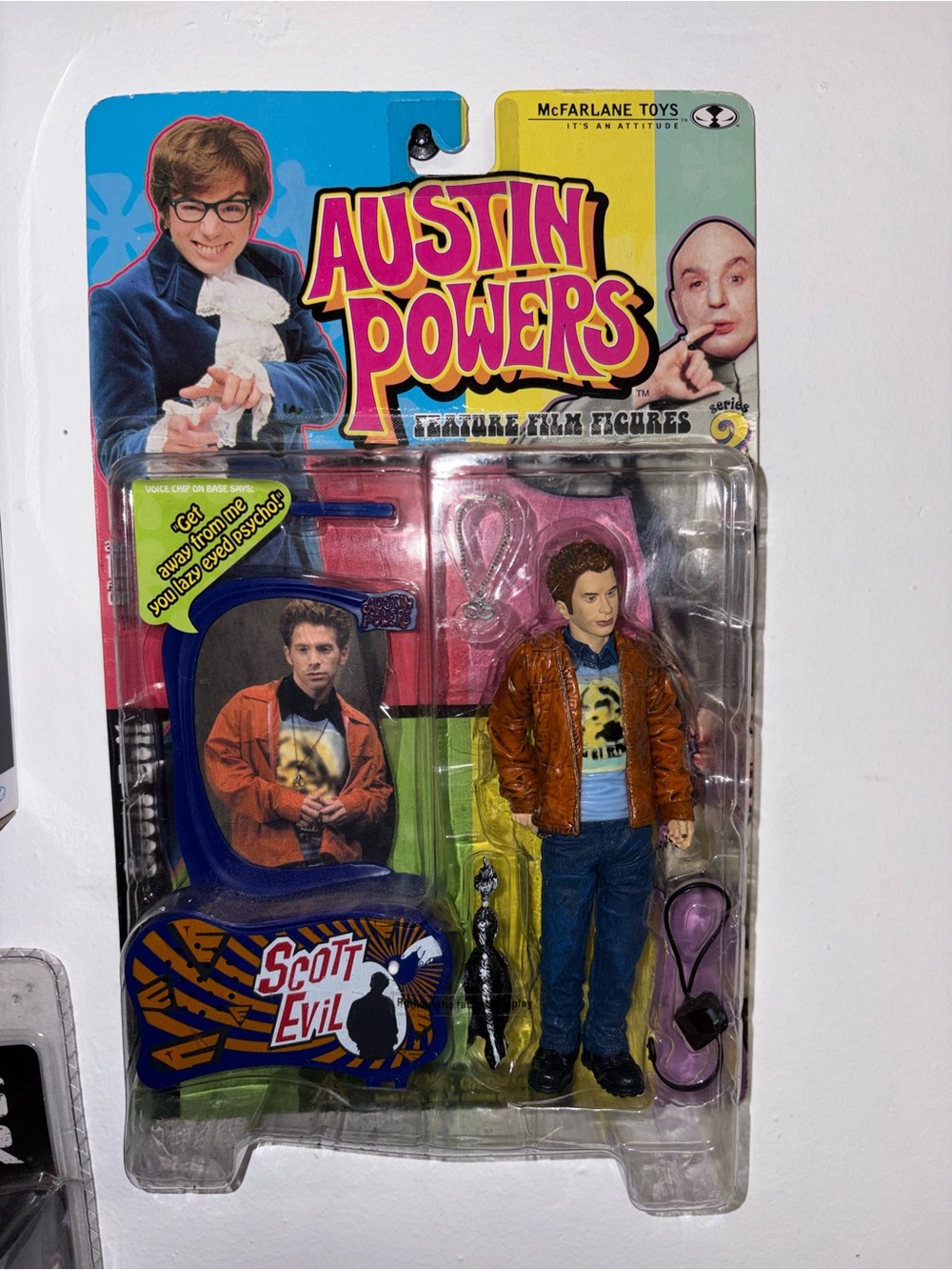 Austin Powers Scott Evil Action Figure - McFarlane Toys - Brown & Blue Outfit